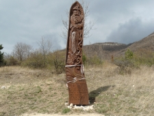 Árpád szobra a Csillagösvényen, Pilisszántó